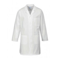TABLIER DE LABORATOIRE MIXTE BLANC
